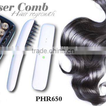 Hight quality best effect Lasercomb hair loss treatment / Laser Photo Therapy / Hair regrowthing PHR650 laser comb