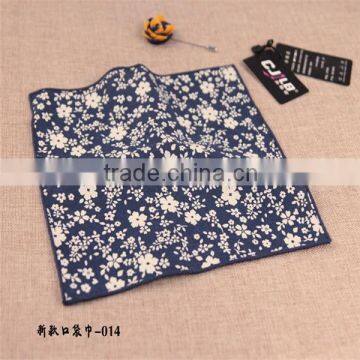 Custom Digital Print Linen Pocket Squares, Cotton Hanky photo-2