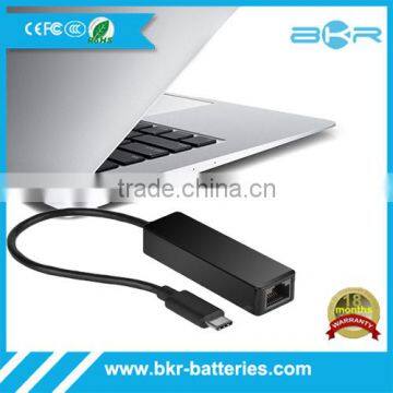 Type- C male to 10/100/1000 giga lan usb adpater network interface contect for macbook