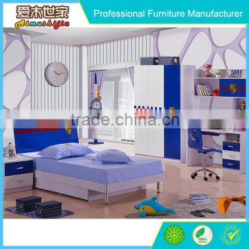 mdf fashion furniture children bedroom set of boys