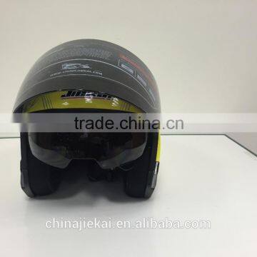 DOT ofvdouble visor open face helmet