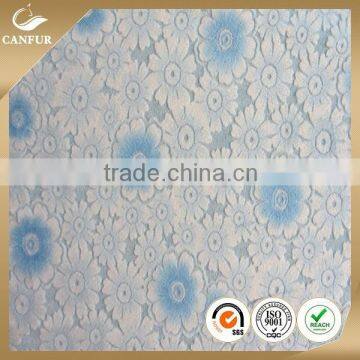 Knitted Burn Out Velboa Fabric