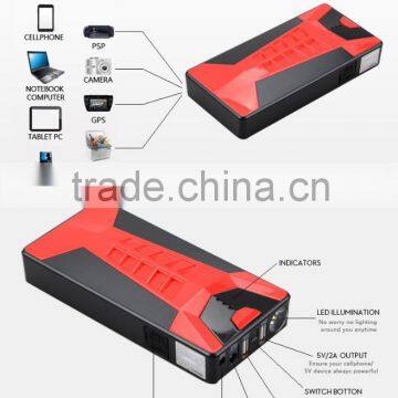 10000mAh Mini Jump Starter For 12V Cars power bank for cellphone