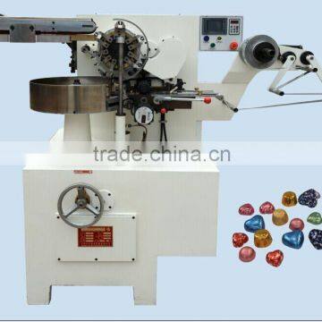 Heart shape chocolate foil wrapping machine made in China