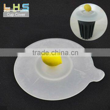 Lemon shape custom disposable coffee cup lid