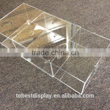 excellent craftship exhibition showcase clear acrylic shoe box/acrylic shoe drawer/acrylic shoe display box