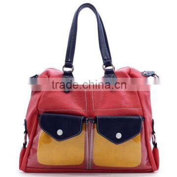 2016 Fashion Colorblock Satchel