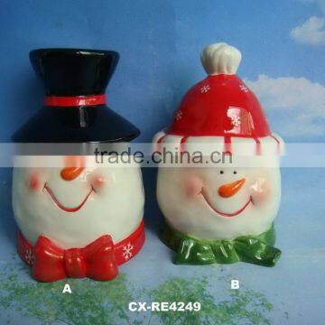 Ceramic christmas gift cookie jar