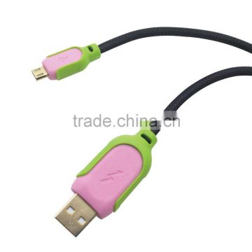 high quality mobile phone cables,steel braid usb 2.0 to micro usb cable charger and sync cable with retail box