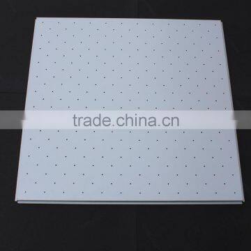 Suspended Metal Ceiling With Diagonal Perforation Aluminum Lay In Ceiling Panel False Ceiling