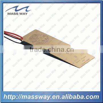 Souvenir Custom Golden Gift Brass Etched Bookmark photo-2