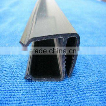 Black pvc plastic frame extrusion