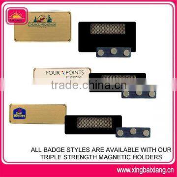 magnet badge without pin,made sale metal badges manufacturers