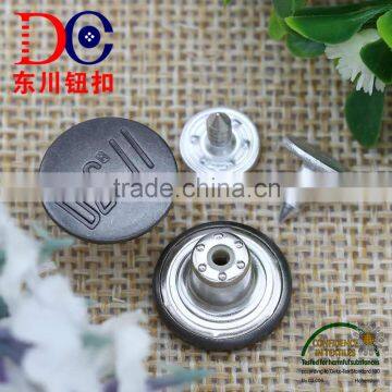 Antique Silver Jeans Button Metal Jeans Button for Jackets photo-3