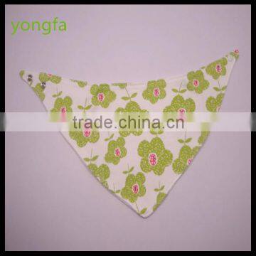 100% cotton soft triangle baby bibs wholesale