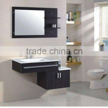 hot sell black melamine bath cabinet