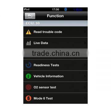 IOBD2 IPHONE/ANDROID BLUETOOTH OBD2 EOBD AUTO SCANNER photo-5