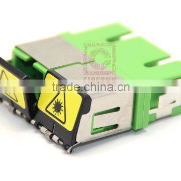 SC Duplex SM fiber shutter adapter with welding