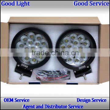 Ip67 80w 7inch Amber Yellow C-ree Led Shockproof Round Heavy Duty Fog Light Work Lamp for Trucks 4x4 Cars photo-4