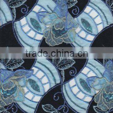 African Velvet Lace Fabric, Handcut Velvet Lace