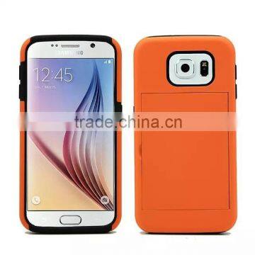 Creative Design Mobile Phone Case With Card Box For Samsung S6,Hard Armor Cover For Samsung S6 photo-2