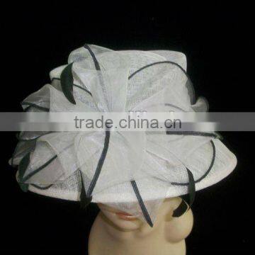 The white hat for wedding