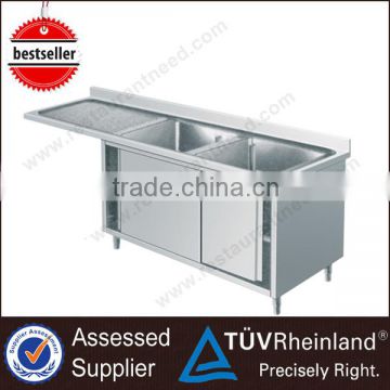 Guangdong Supplier Cheap Square Stainless Steel Cabinet With Sink