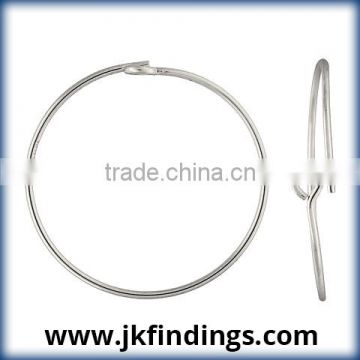 1/10th Silver Filled Jewelry Findings: .70x20.0mm Wire Beading Hoop AT