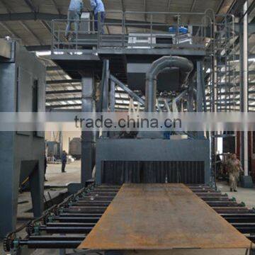 conveyor type dry sand blasting machine