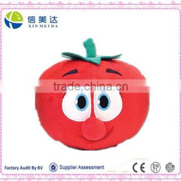 Plush Vegetable Tomato Beanie Toy, Soft Tomato Toy