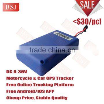 cheap navigation systems for cars motorcylay GPS tracker built-in antenna,cheapest GPS tracker