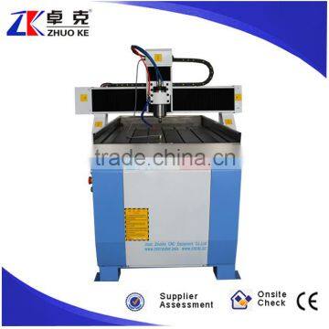 Small cnc metal machine with stainless steel water slot6090