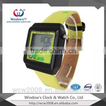 Make Digital Movement Watch Child Watch Led Silicone photo-2
