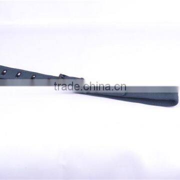 3.8cm Fabric Belt With Alloy Pin Buckle Big Flat Hole Fabric Belt photo-4