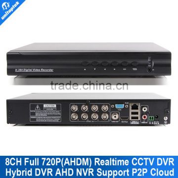 CCTV DVR 8 Channel With Hi3531 AHD DVR 720P Real Time 8Ch Playback DVR Recorder Max to 4TB