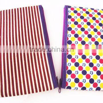 Fashion Nylon Zipper Pencil Pouch