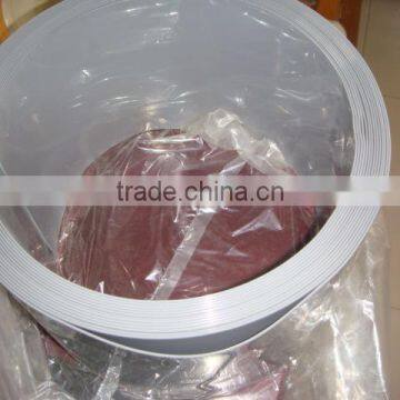 Grey Soft Durable Opaque PVC Roll For Curtain