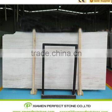 Global cheap high quality white wooden marble floor slabs