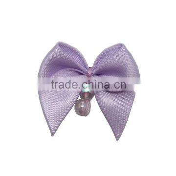 high level well design pretty bowknot shape set colorful beads satin bowknot custom