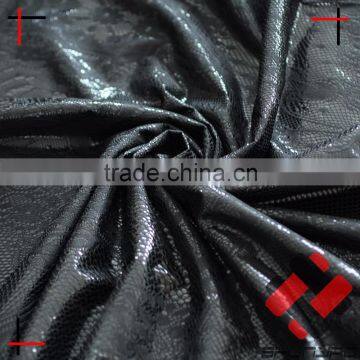 bonded lace fabric black paper release coating for women jacket