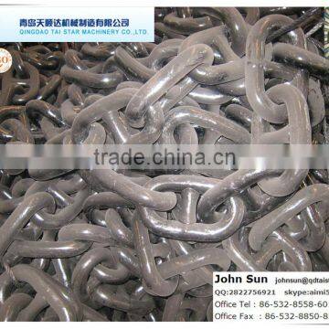 Welded Steel Black Stud Link Anchor Chain