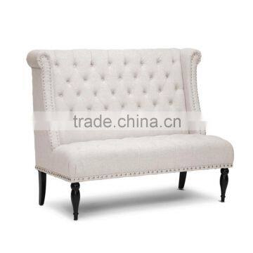 Restaurant fabric high back sofa booth YK70117