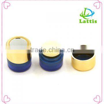 cosmetic loose powder sifter jar rotary sifter powder jar movable sifter powder jar with the mirror