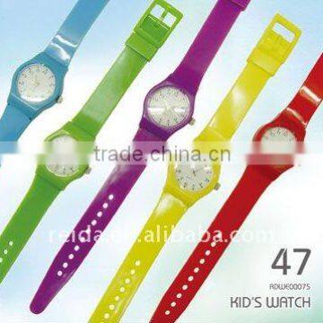 promotion plastic wrist watch for children