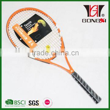 GT-624 ORANGE new design aluminium &carbon tennis racket brand tennis string for tennis games
