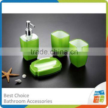 Hot sale plastic bathroom set