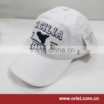 Custom baseball cap with 3D embroidery logo