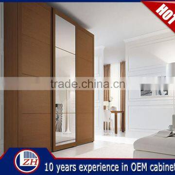 Newest double color wardrobe closet design furniture bedroom