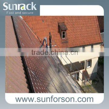 solar support structure solar panel roof tile