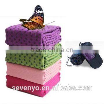 Eco Friendly Flower Yoga Mat Towel YT-001 photo-4